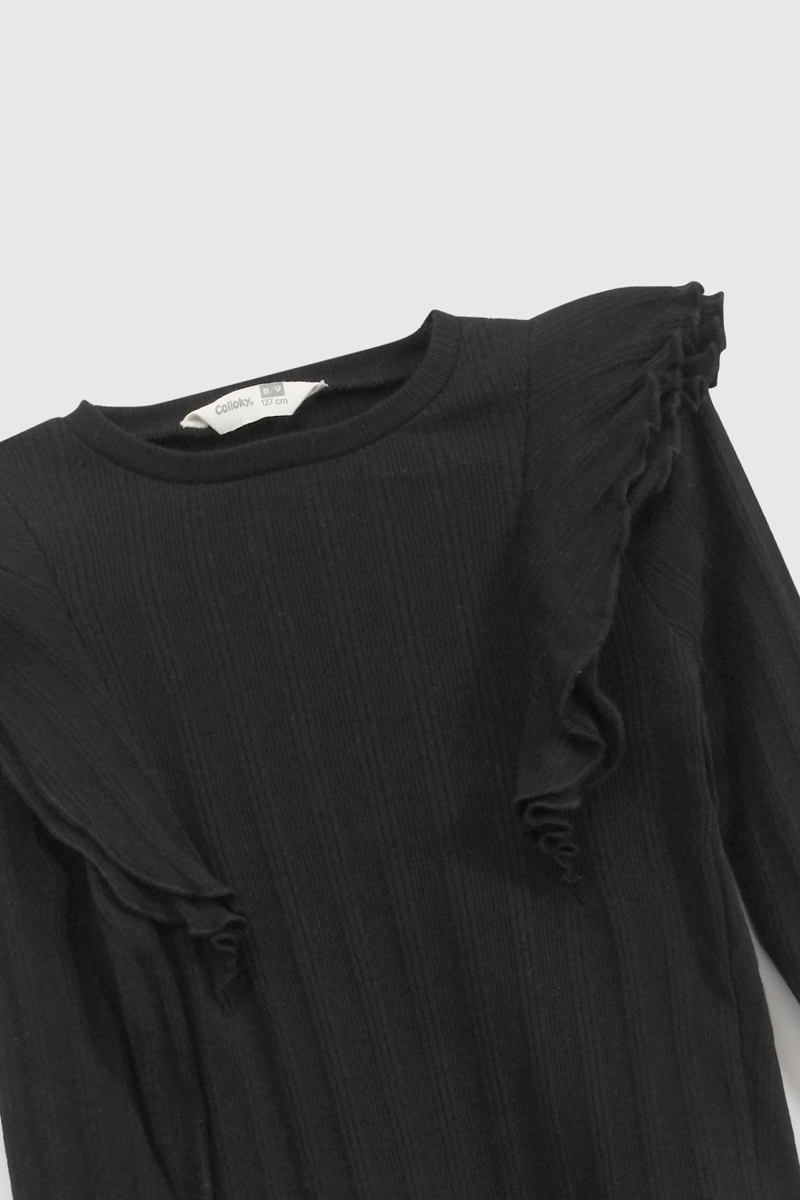 POLERA NEGRO NIÑA 8228 COLLOKY - 3