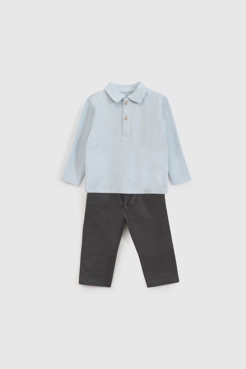 CONJUNTO GRIS NIÑO 7643 COLLOKY - 1