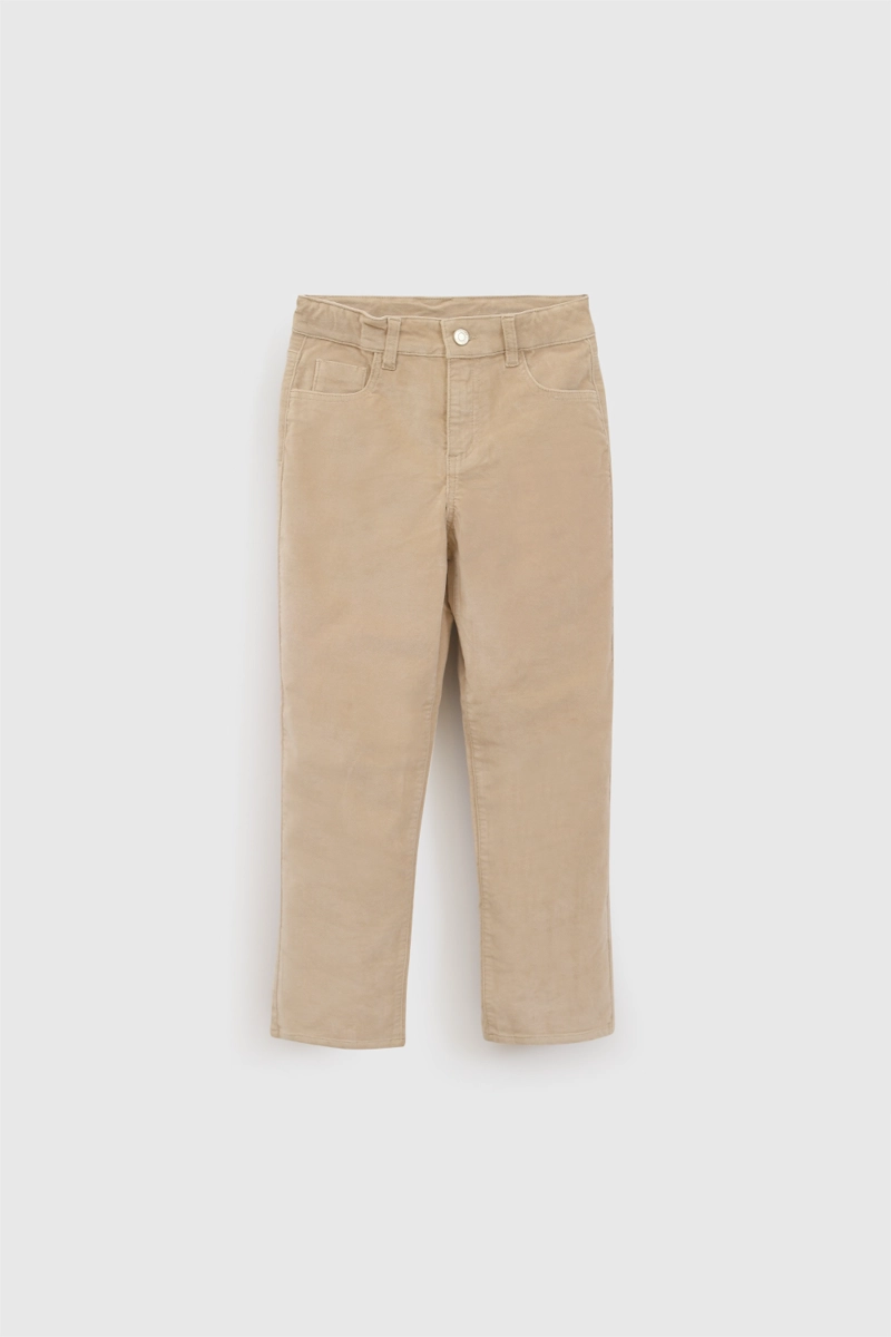 PANTALON CAFE  NIÑA 7793 COLLOKY - 1