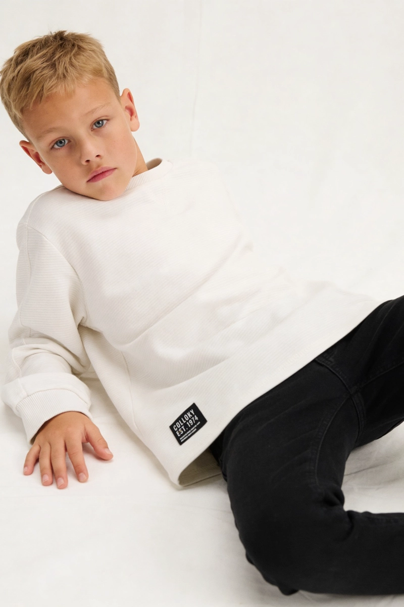 POLERA BEIGE NIÑO 8148 COLLOKY - 2