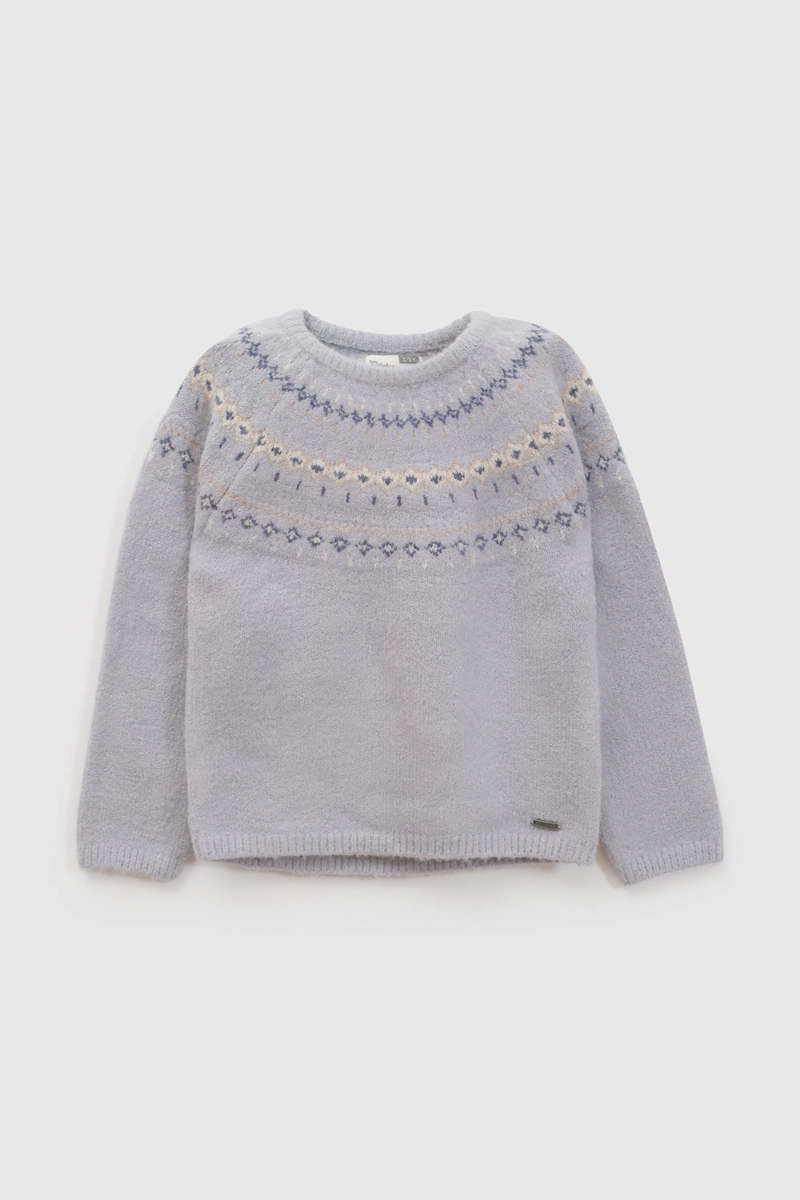 SWEATER CELESTE NIÑO 8349 COLLOKY - 1