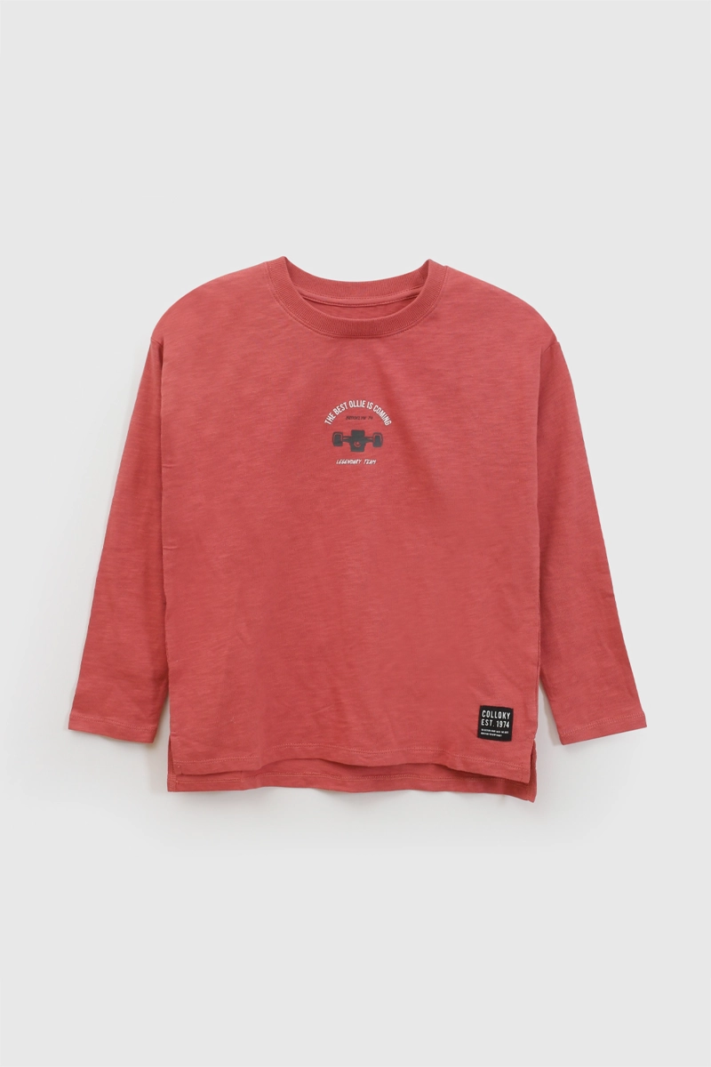 POLERA ROJO NIÑO 7760 COLLOKY - 1