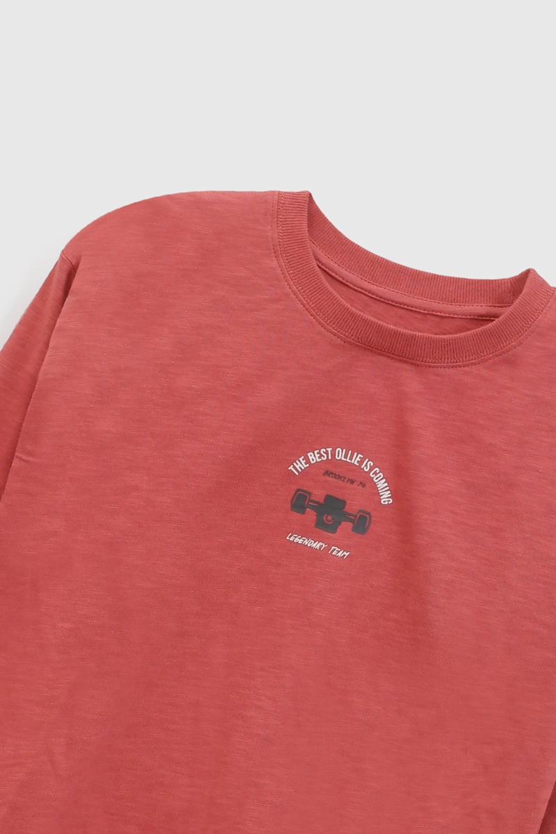 POLERA ROJO NIÑO 7760 COLLOKY - 3