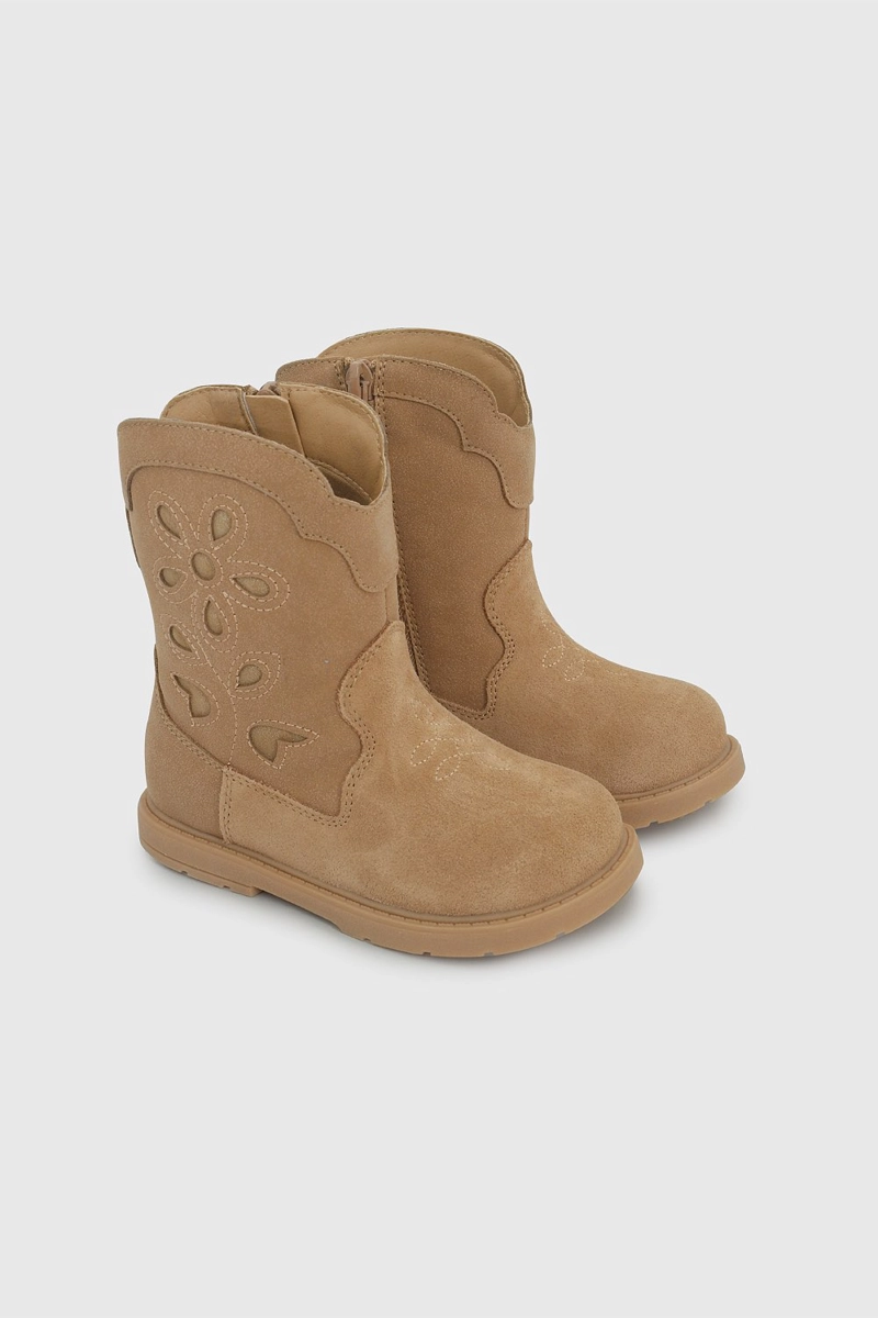 BOTA BEIGE NIÑA 8087 COLLOKY - 1