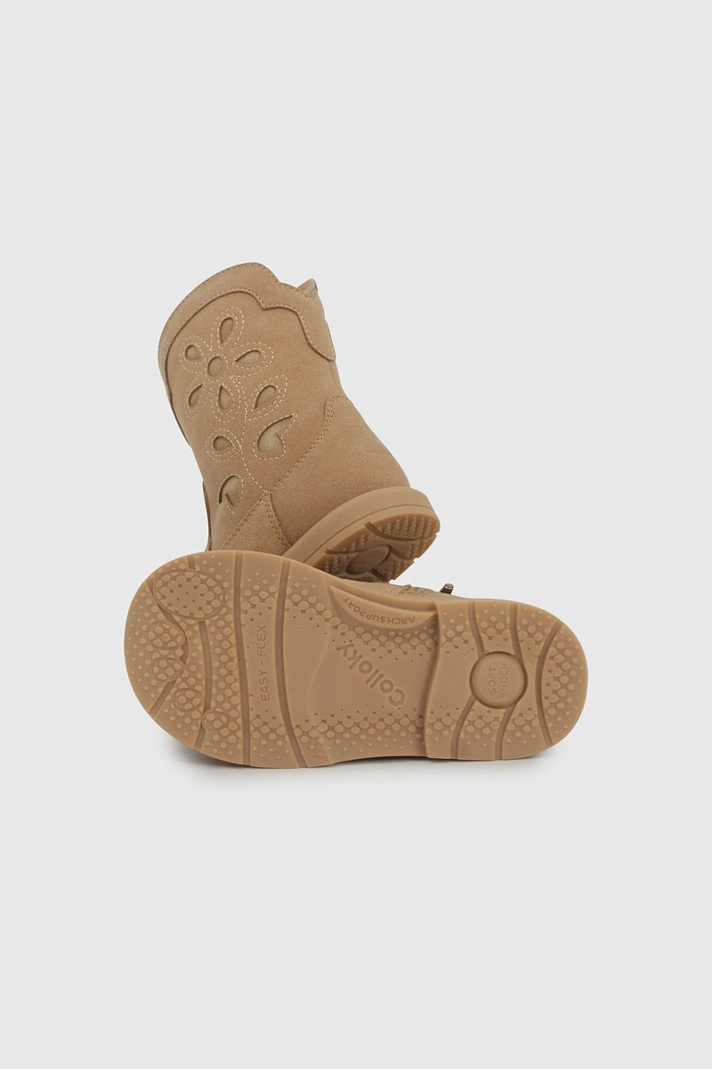 BOTA BEIGE NIÑA 8087 COLLOKY - 3