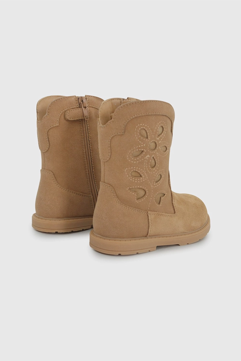 BOTA BEIGE NIÑA 8087 COLLOKY - 5