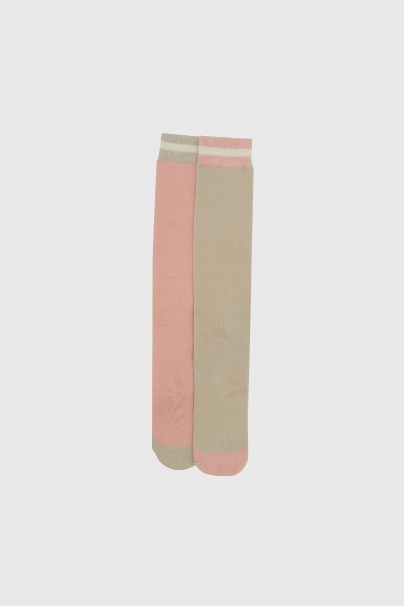 CALCETIN LARGO ROSADO NIÑA 7629 COLLOKY - 1