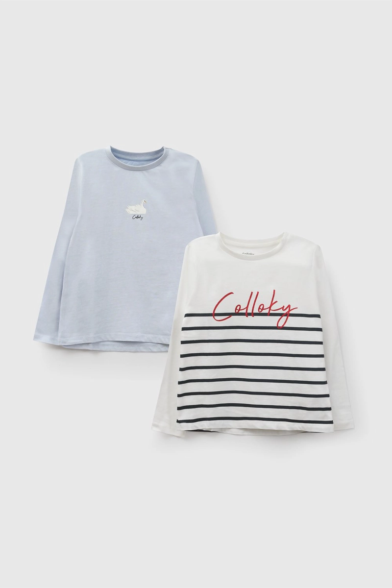 POLERA BLANCO NIÑA 7701 COLLOKY - 1