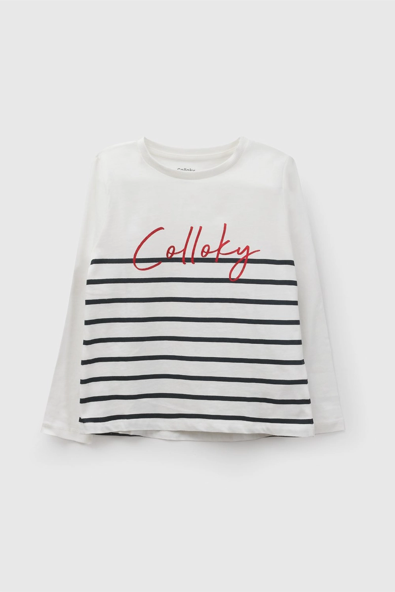 POLERA BLANCO NIÑA 7701 COLLOKY - 3