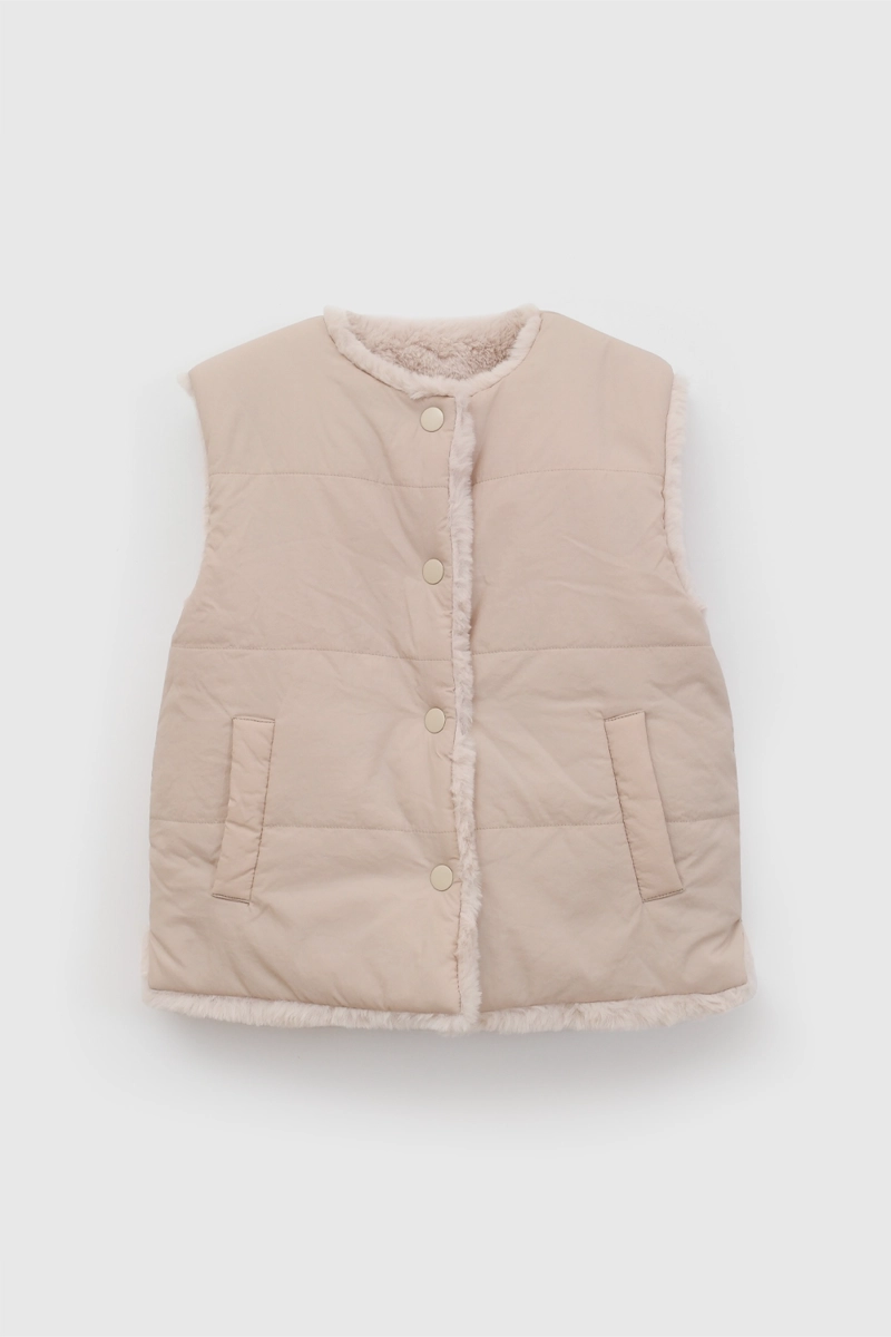 CHAQUETA BEIGE NIÑA 8015 COLLOKY - 2