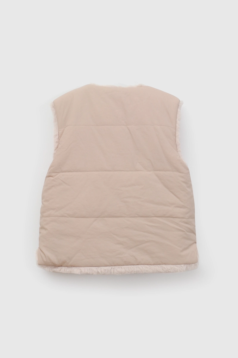 CHAQUETA BEIGE NIÑA 8015 COLLOKY - 3
