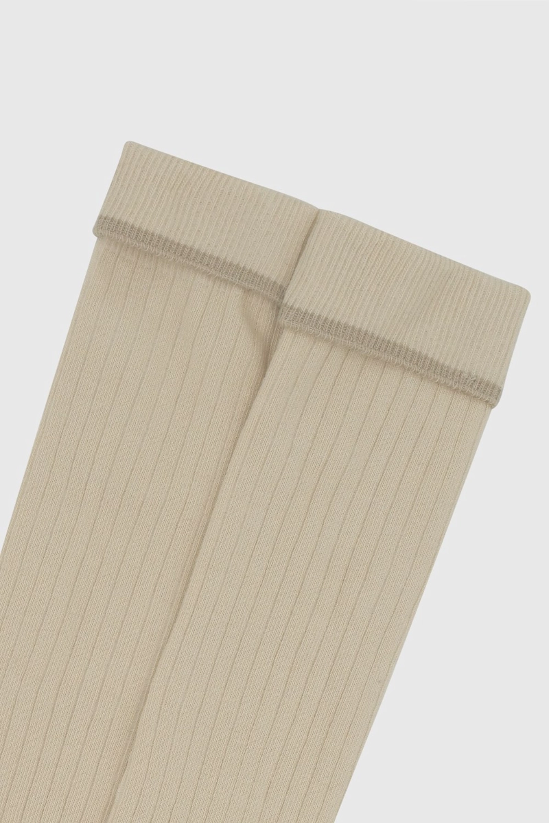 CALCETIN LARGO BEIGE NIÑA 7974 COLLOKY - 3