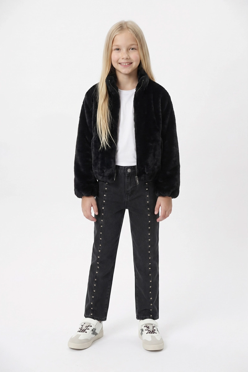 JEANS NEGRO NIÑA 8084 COLLOKY - 2
