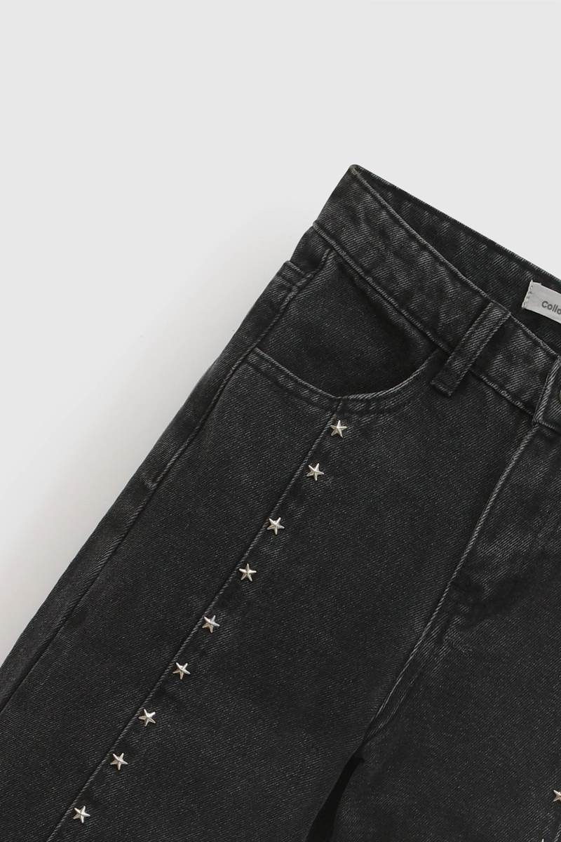 JEANS NEGRO NIÑA 8084 COLLOKY - 4