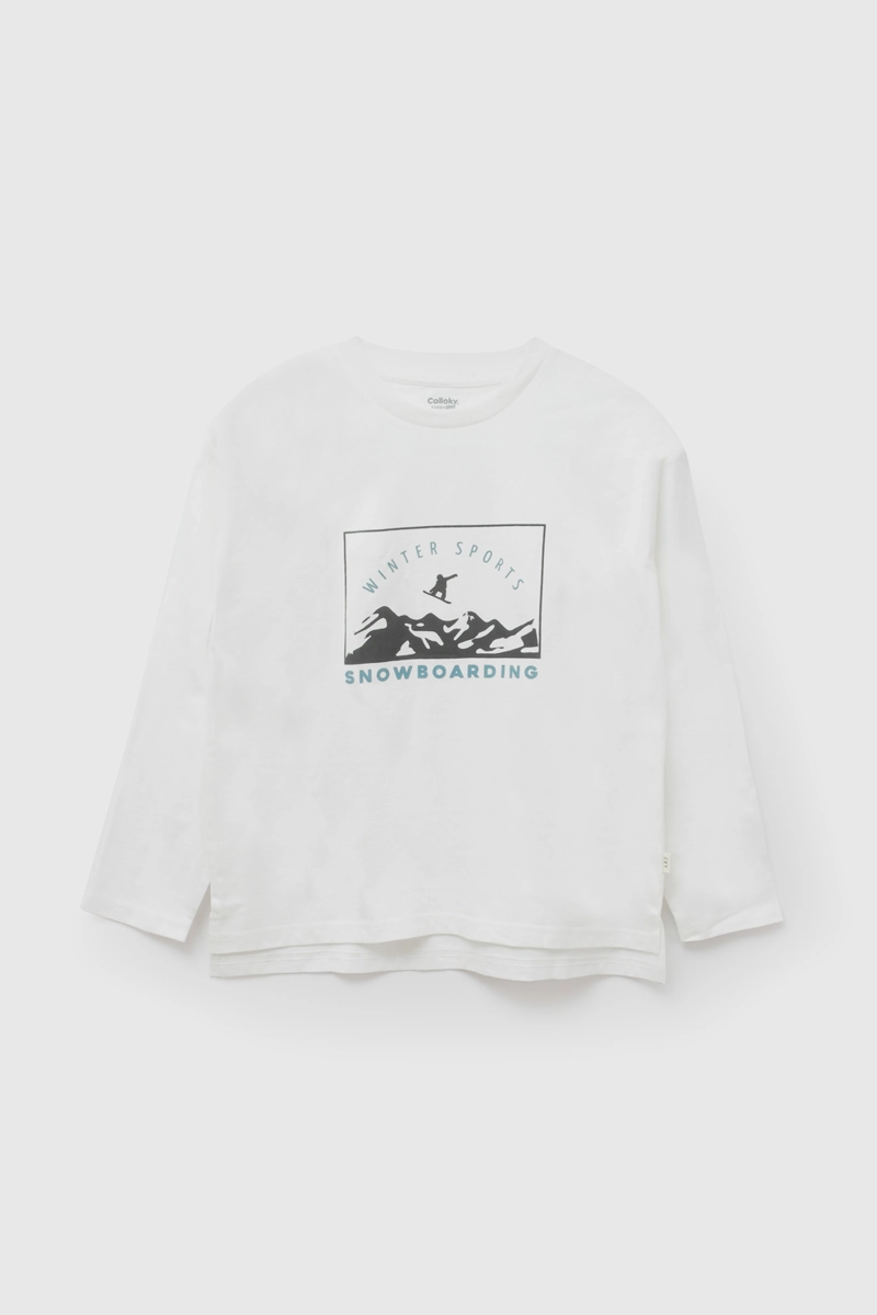 POLERA BLANCO NIÑO 8244 COLLOKY - 1