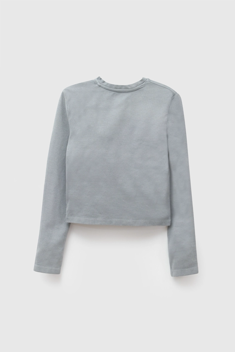 POLERA GRIS NIÑA 8176 COLLOKY - 2