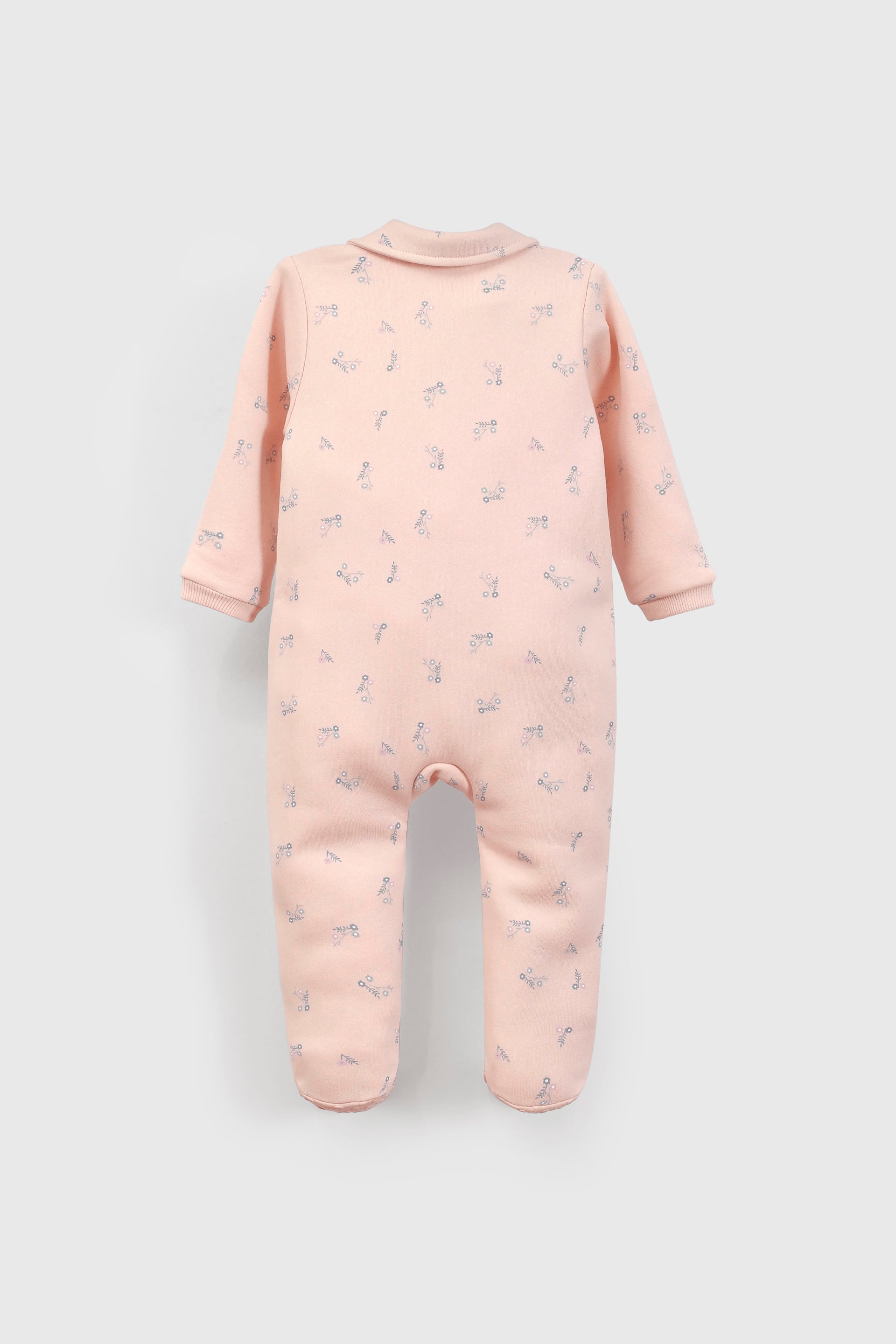 PIJAMA CELESTE FLORES PARA BEBE  DE 0 A 24 MESES - 2