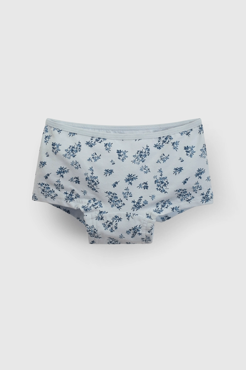 PACK DE 3 CALZONES  CELESTE PARA NIÑA DE 2 A +12 AÑOS - 3