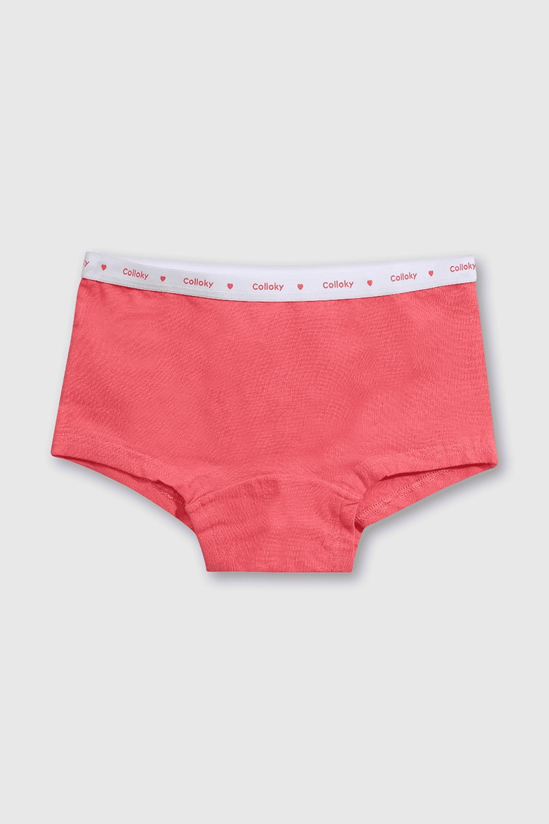 PACK DE 3 CALZON NARANJOS PARA NIÑA DE 2 A +12 AÑOS - 2