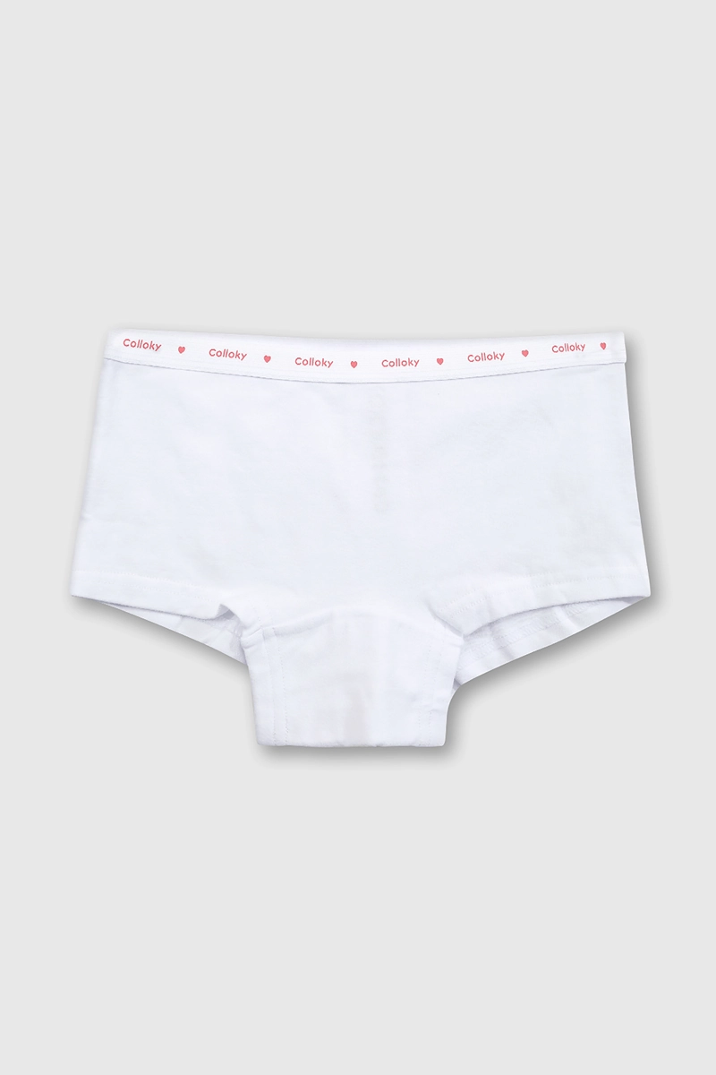 PACK DE 3 CALZON NARANJOS PARA NIÑA DE 2 A +12 AÑOS - 3