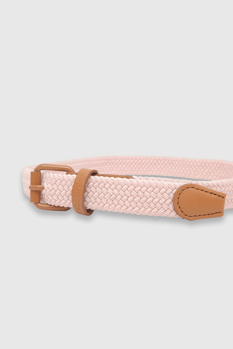 CINTURON ELASTICADO ROSADO AJUSTABLE PARA NIÑA DE 2 A 12 AÑOS - 2