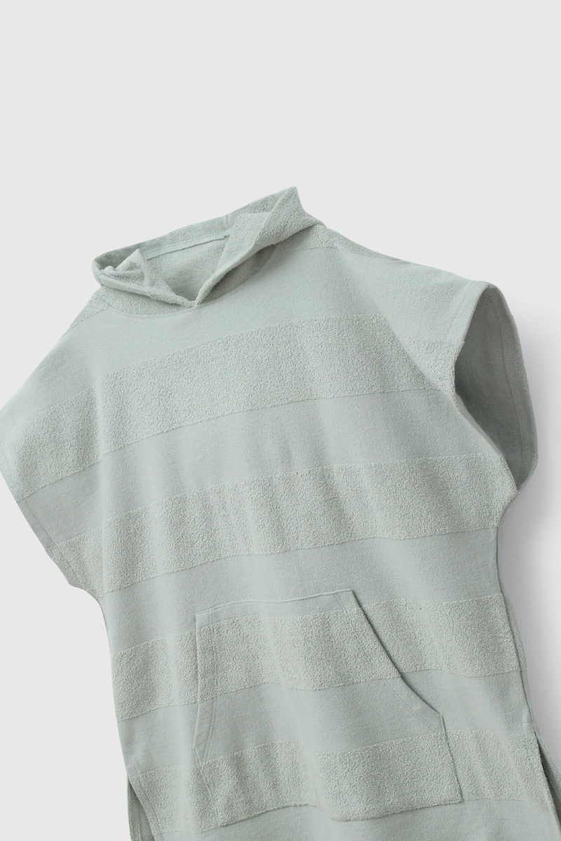 TOALLA CON CAPUCHA VERDE DE NIÑA TALLA 2 A 4 AÑOS - 4