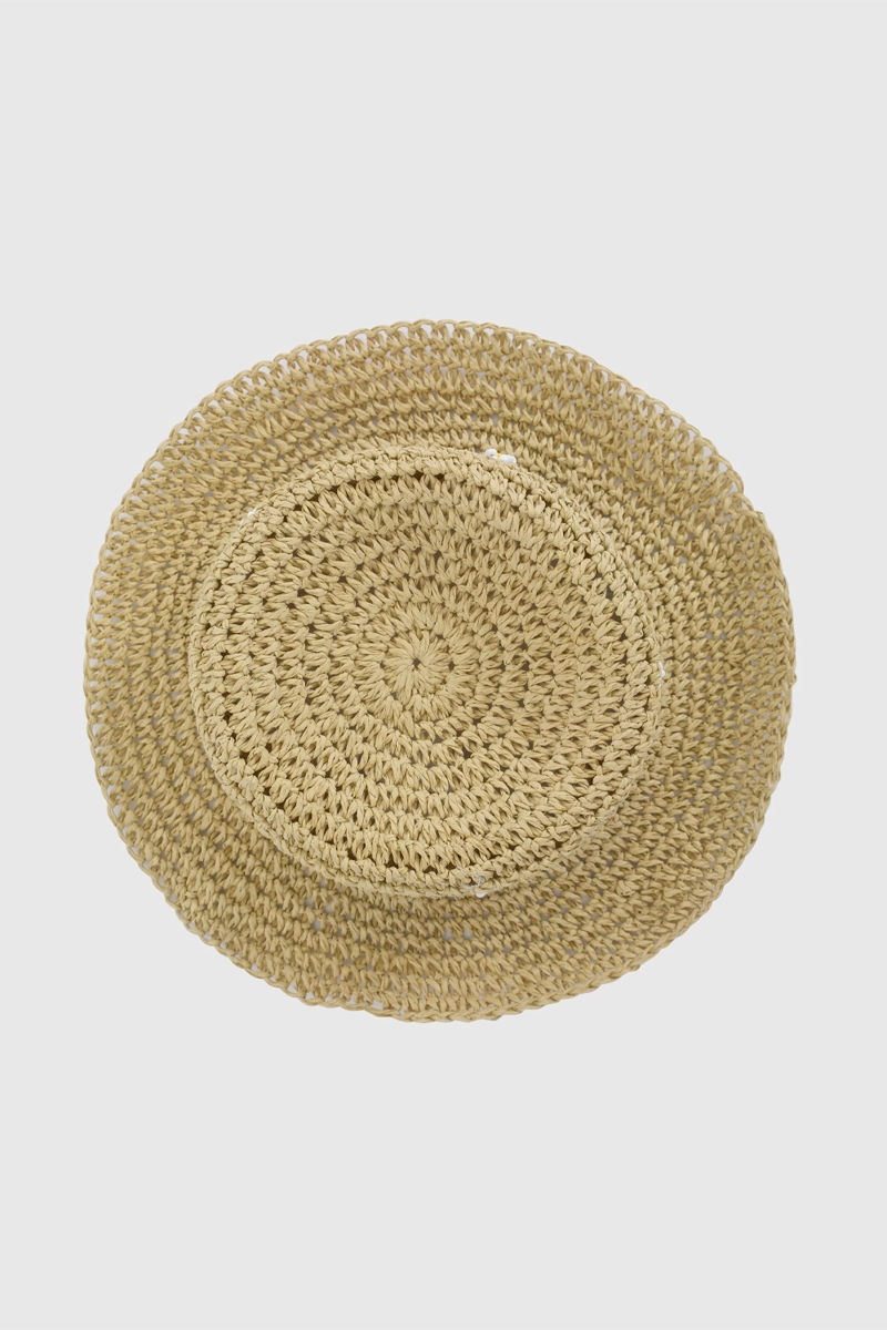 SOMBRERO RAFIA DE NIÑA TALLA 2 A 12 AÑOS - 2