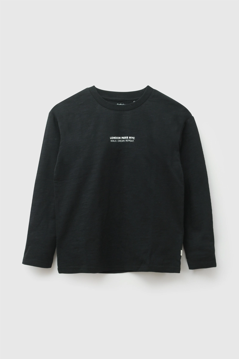 POLERA LONDON NEGRO NIÑO 3-4A A 12-13A COLLOKY - 1