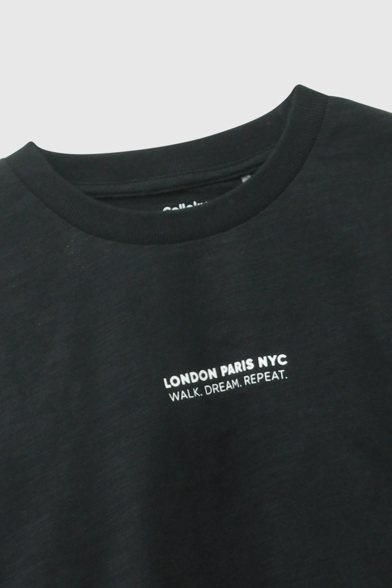 POLERA LONDON NEGRO NIÑO 3-4A A 12-13A COLLOKY - 3