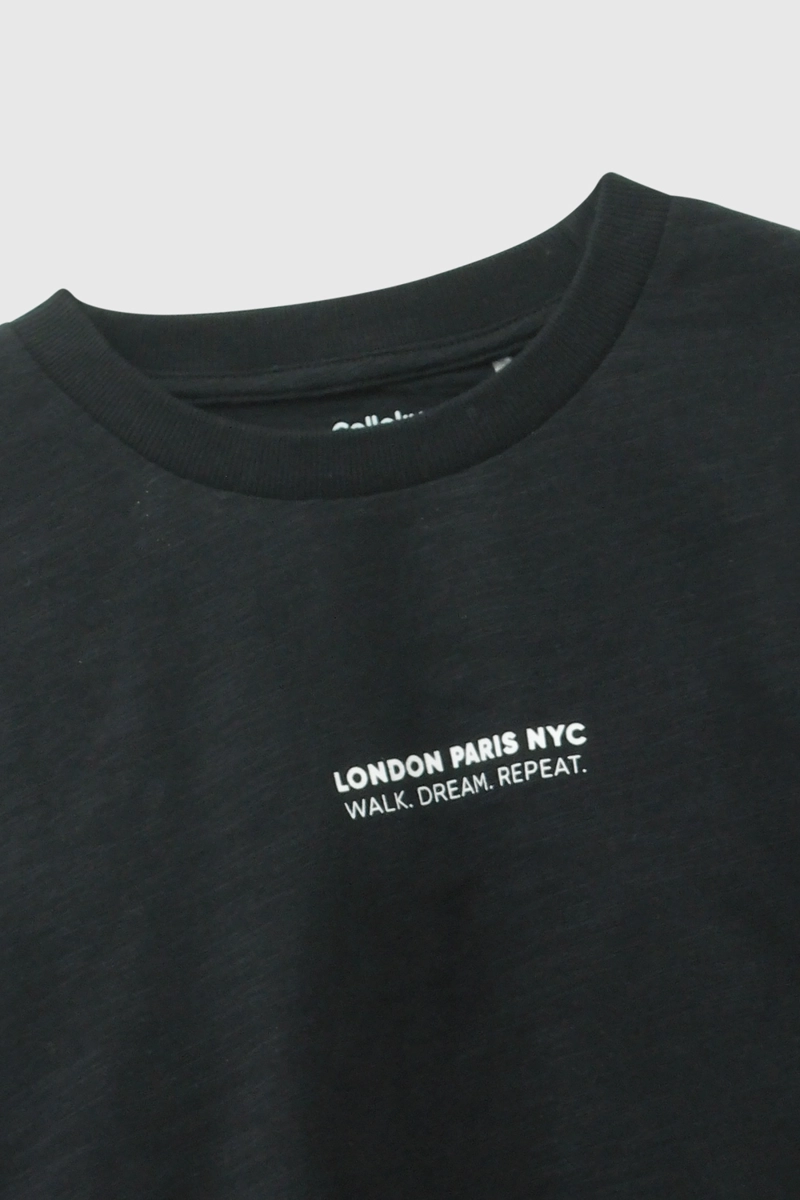 POLERA LONDON NEGRO NIÑO 3-4A A 12-13A COLLOKY - 4