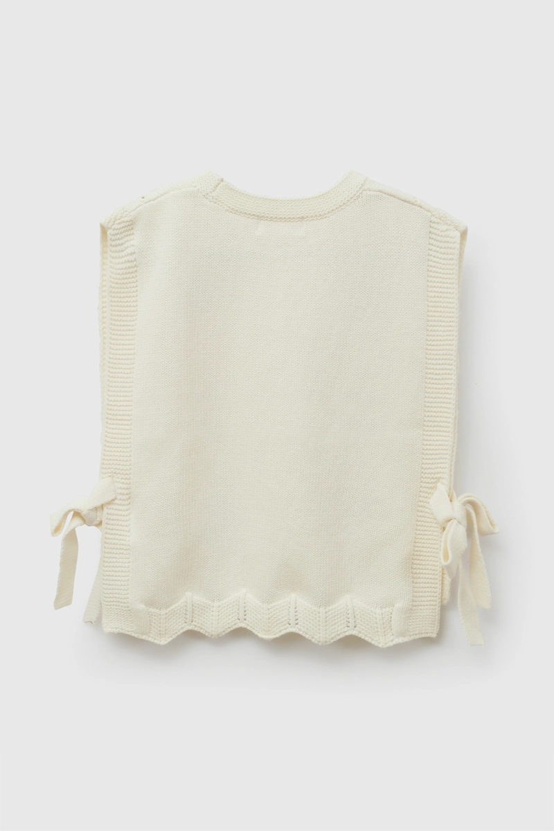 SWEATER TEJIDO CREMA NIÑA 6-9M A 4-5A COLLOKY - 3
