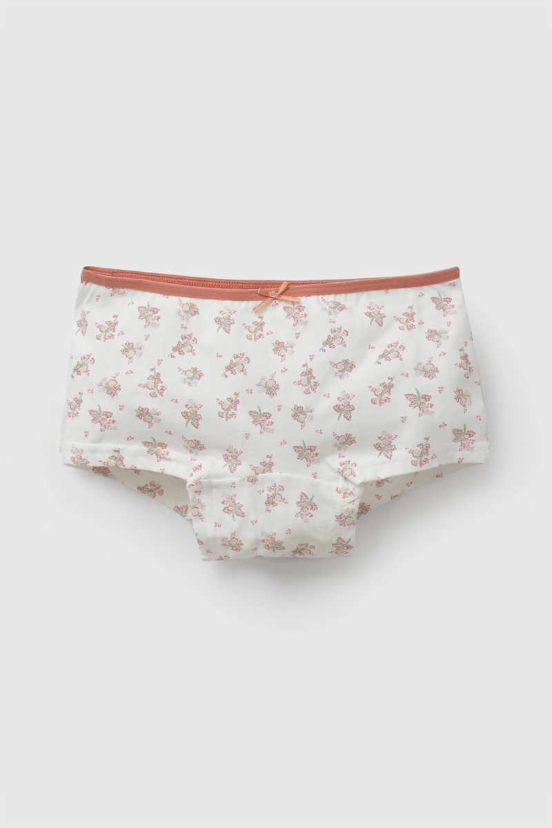 PACK 3 CALZON FLORES ROSADO NIÑA 2/3A A +12A COLLOKY - 3
