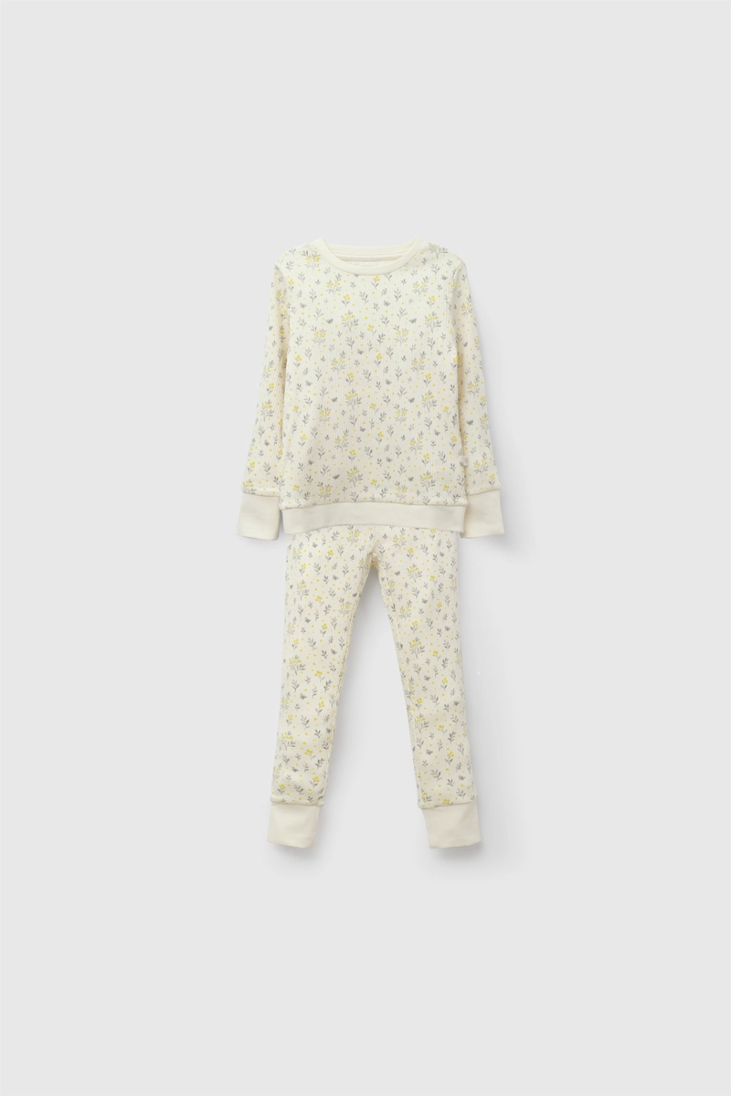 PIJAMA FLORES BEIGE NIÑA 2A A 12A COLLOKY - 1