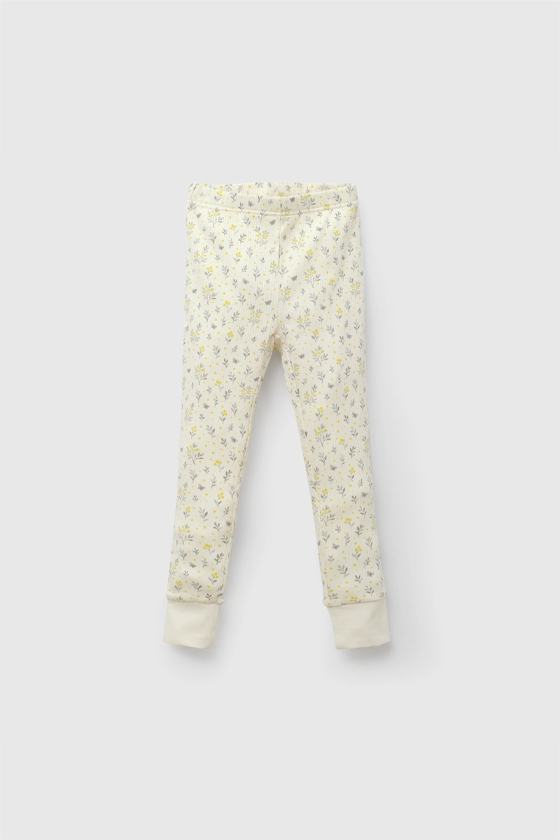 PIJAMA FLORES BEIGE NIÑA 2A A 12A COLLOKY - 3