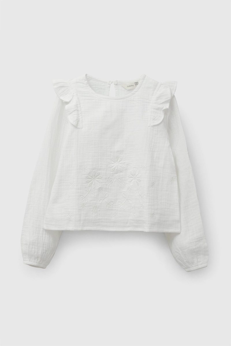 BLUSA BAMBULA CREMA NIÑA 3-4A A 12-13A COLLOKY - 1