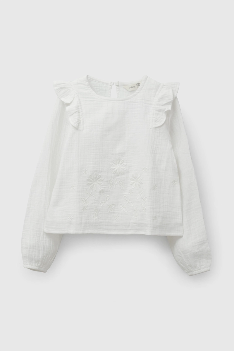 BLUSA BAMBULA CREMA NIÑA 3-4A A 12-13A COLLOKY - 1
