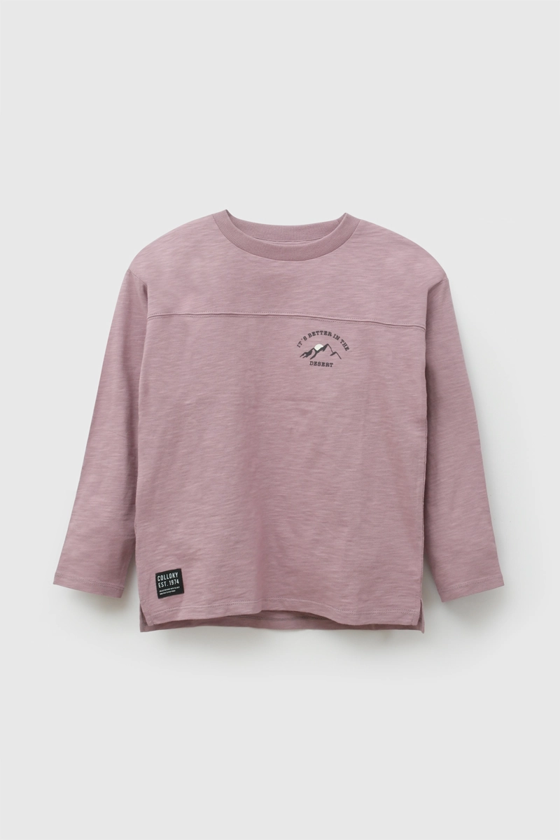 POLERA DESERT PURPURA NIÑO 3-4A A 12-13A COLLOKY - 1