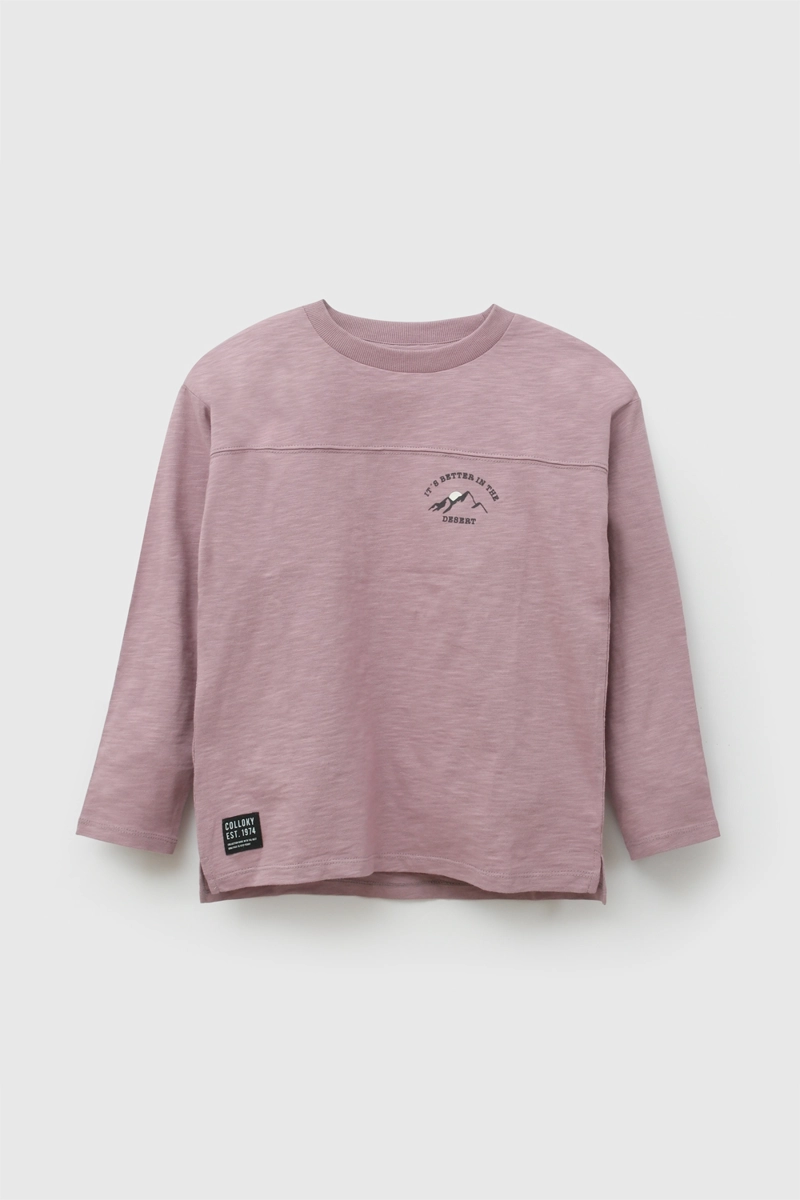 POLERA DESERT PURPURA NIÑO 3-4A A 12-13A COLLOKY - 1