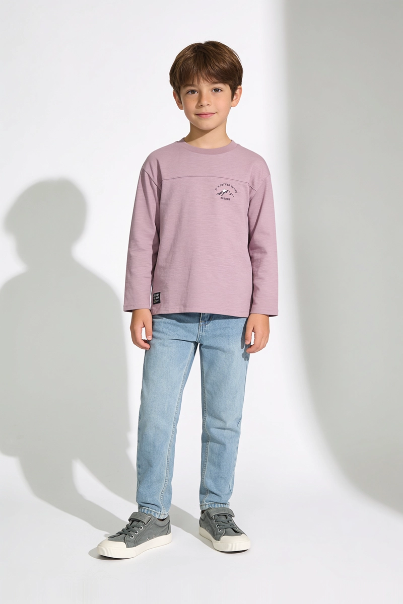 POLERA DESERT PURPURA NIÑO 3-4A A 12-13A COLLOKY - 2