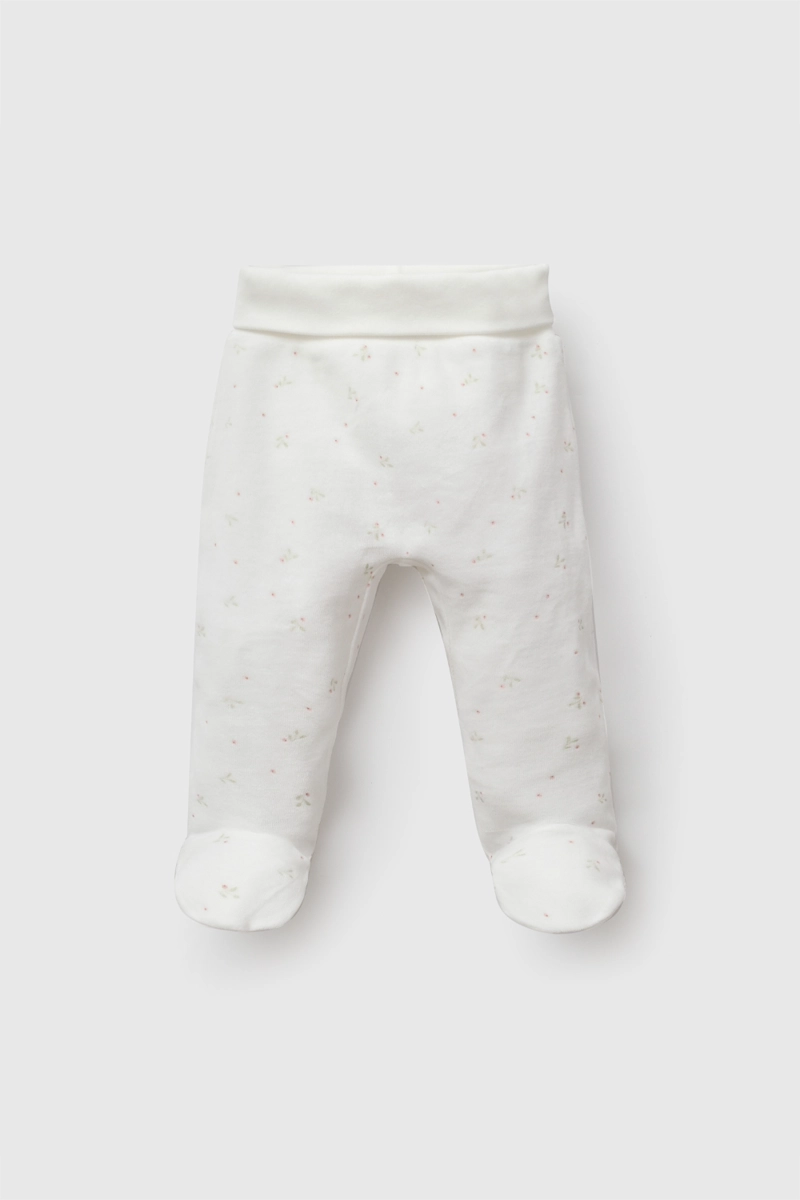 CONJUNTO FLORES PLUSH CREMA NIÑA RN A 6-9M COLLOKY - 7