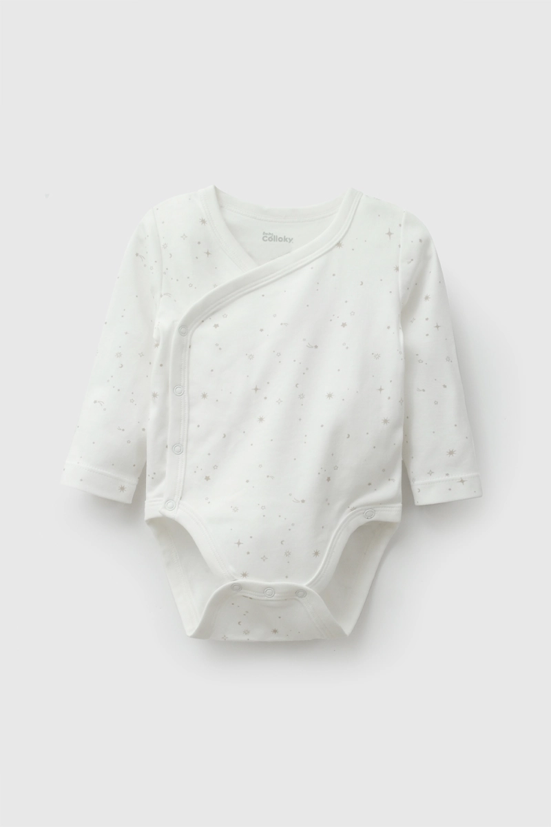PACK 3 BODY ALGODON BLANCO UNISEX 0M A 18/24M COLLOKY - 3