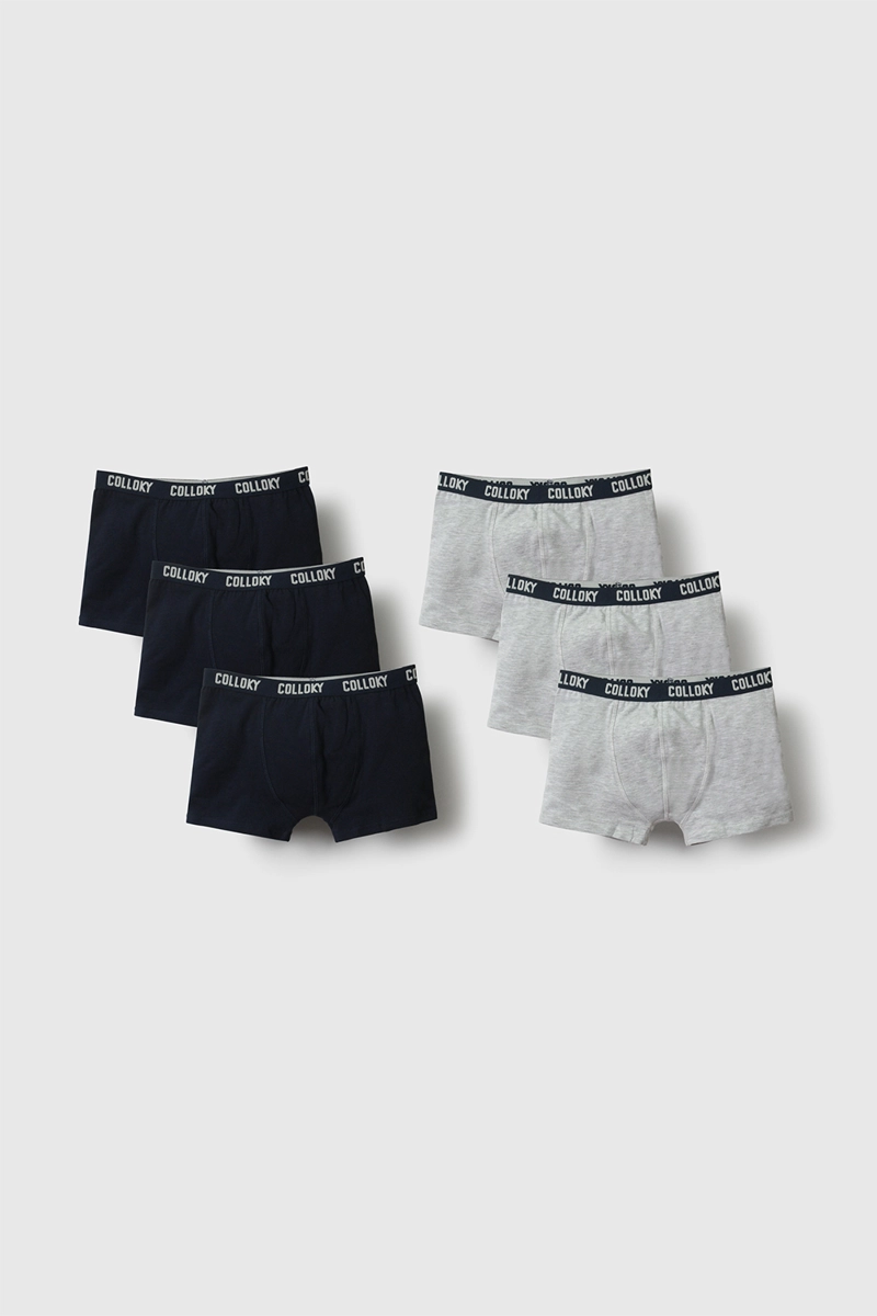 BOXER ALGODON NIÑO KID AZUL 2/3A A +12A - 1