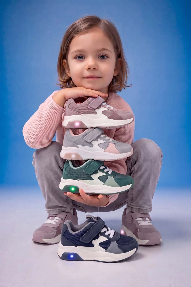 ZAPATILLA LUCES VERDE NIÑO 21-27 COLLOKY - 2