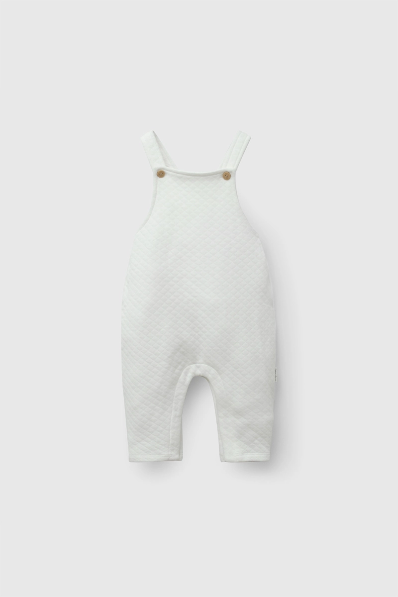 JARDINERA ACOLCHADA BEIGE UNISEX RN A 6-9M COLLOKY - 1