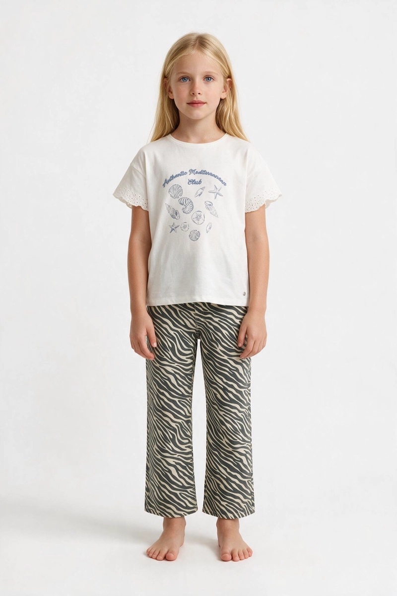 PANTALON GABARDINA BEIGE NIÑA 3-4A A 12-13A COLLOKY - 2
