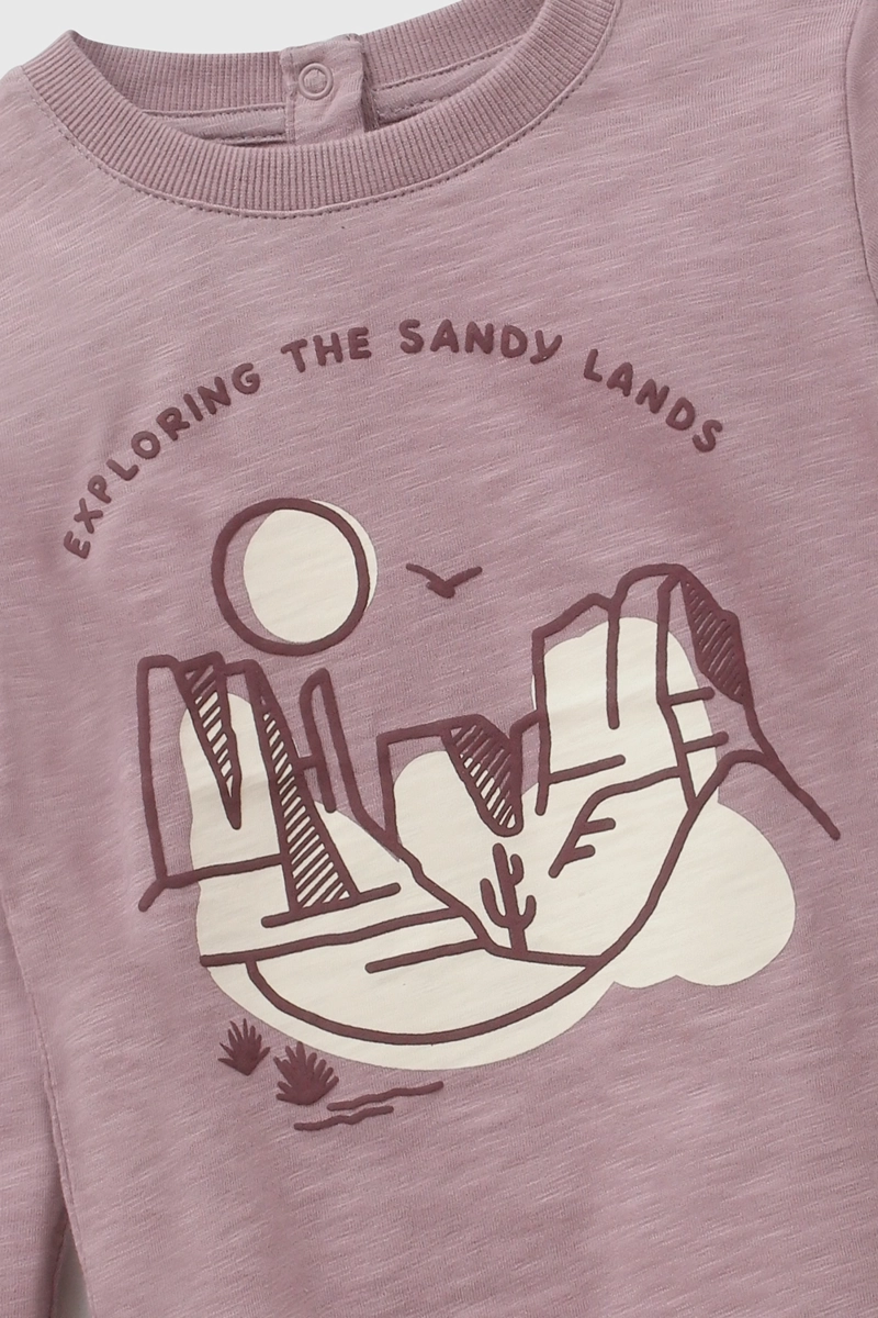 POLERA DESERT PURPURA NIÑO 6-9M A 4-5A COLLOKY - 3