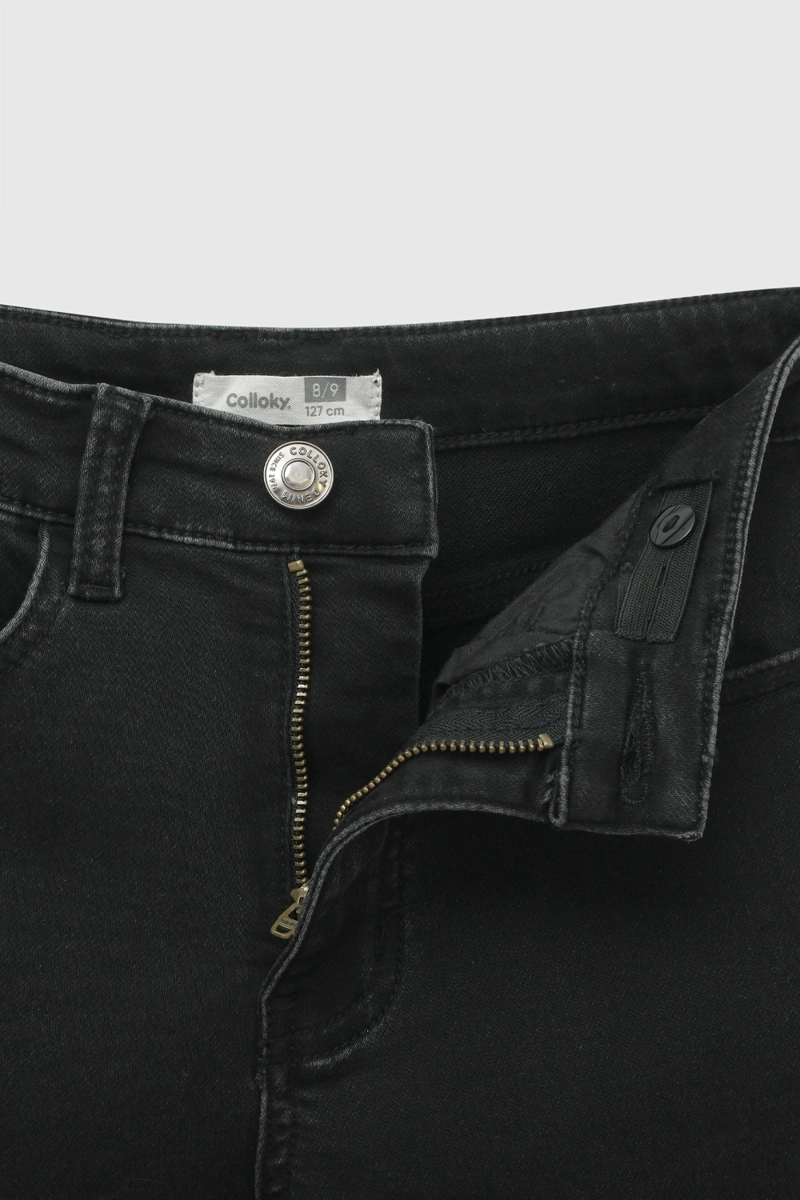 JEANS SKINNY NEGRO NIÑO 3-4A A 12-13A COLLOKY - 6