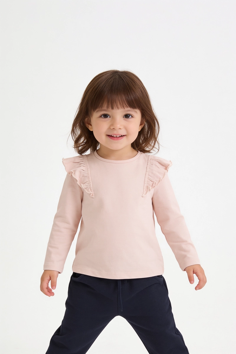 POLERA VUELOS ROSA VIEJO NIÑA 6-9M A 4-5A COLLOKY - 3