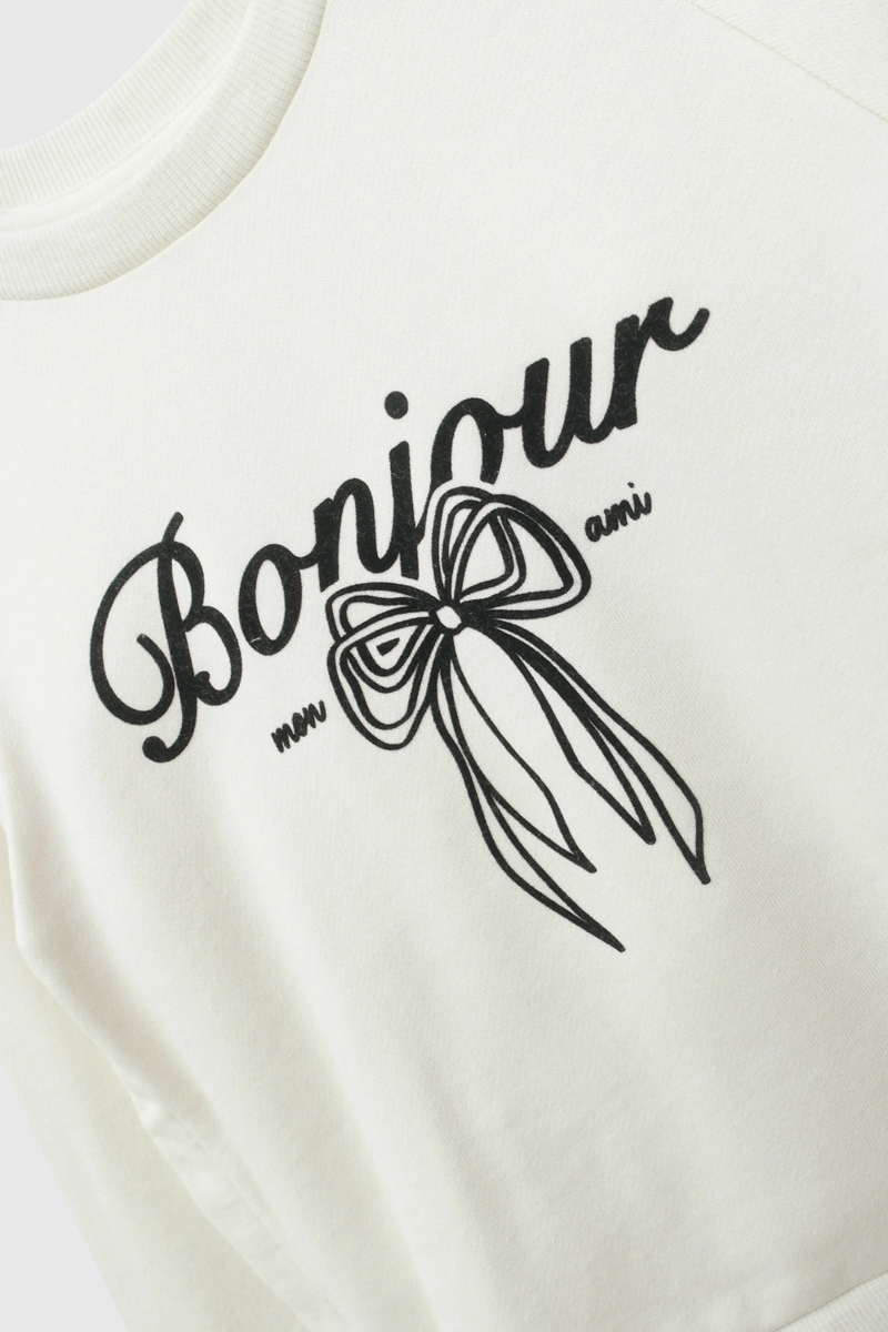 POLERON BONJOUR CREMA NIÑA 3-4A A 12-13A COLLOKY - 3