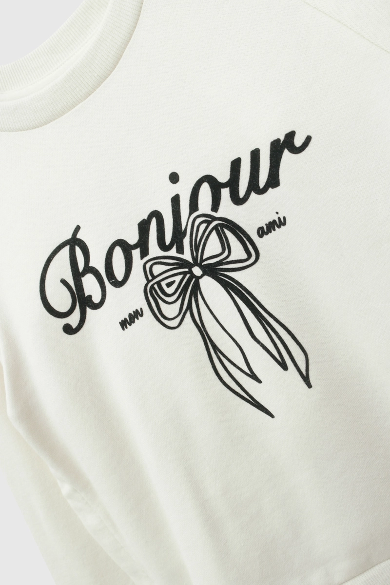 POLERON BONJOUR CREMA NIÑA 3-4A A 12-13A COLLOKY - 4